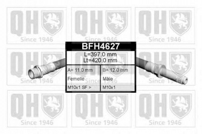 QUINTON HAZELL bfh4627 -  Тормозной шланг